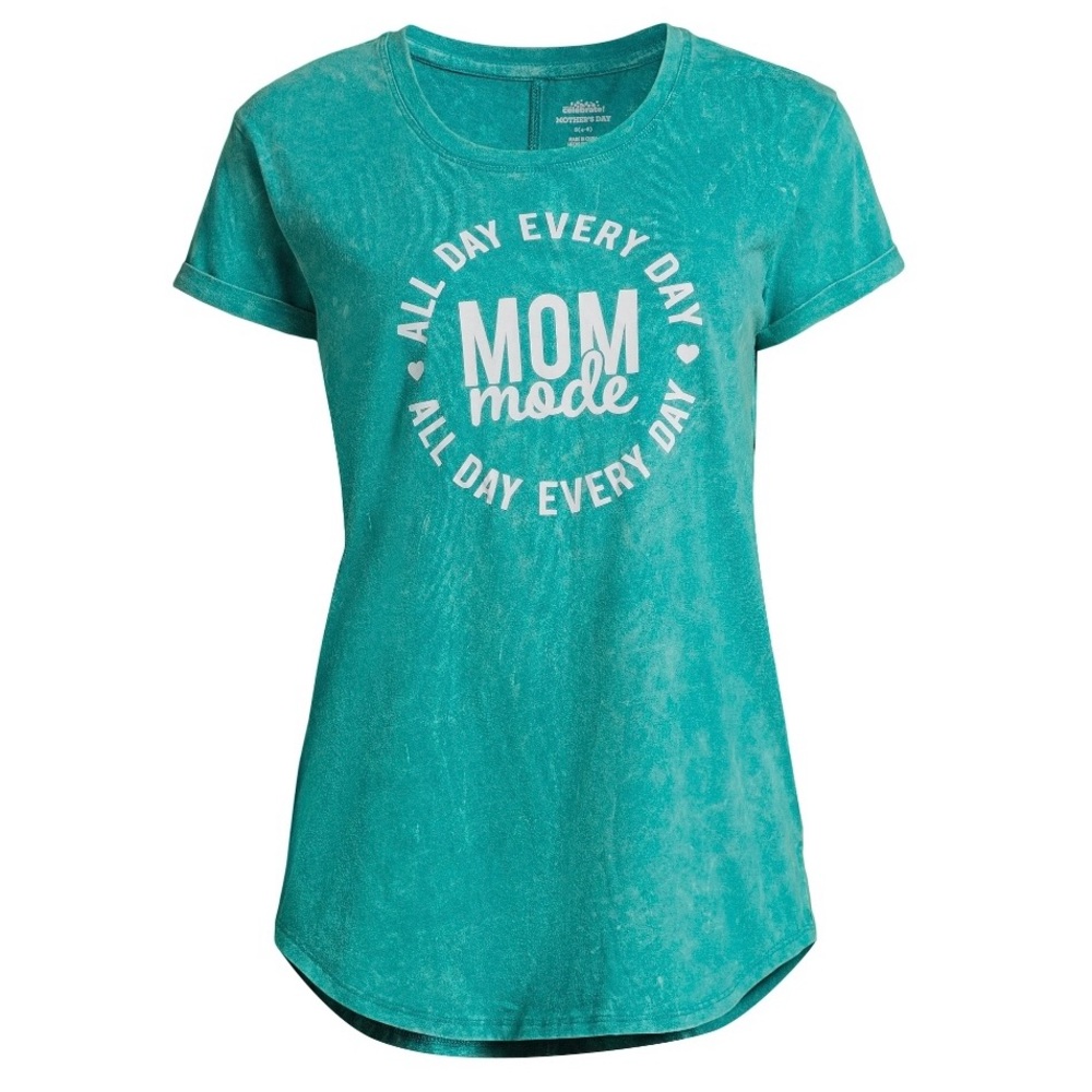 Women’s Mom Mode Short Sleeve Graphic Tee by Ways to Celebrate Size L - NWT